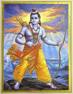 Prince Rama, one of the most popular Hindu icons and widely considered to be the ideal man.